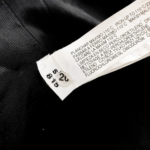 ZARA BASIC • Wool Button Up Collared Black Topcoat - Picture 7 of 8